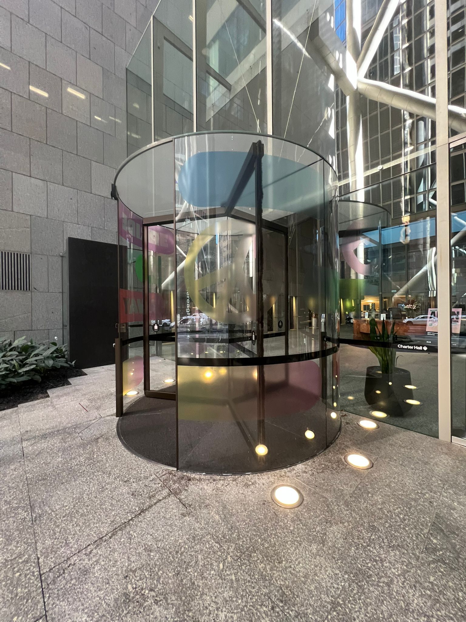 Vinyl graphics for Australian square
