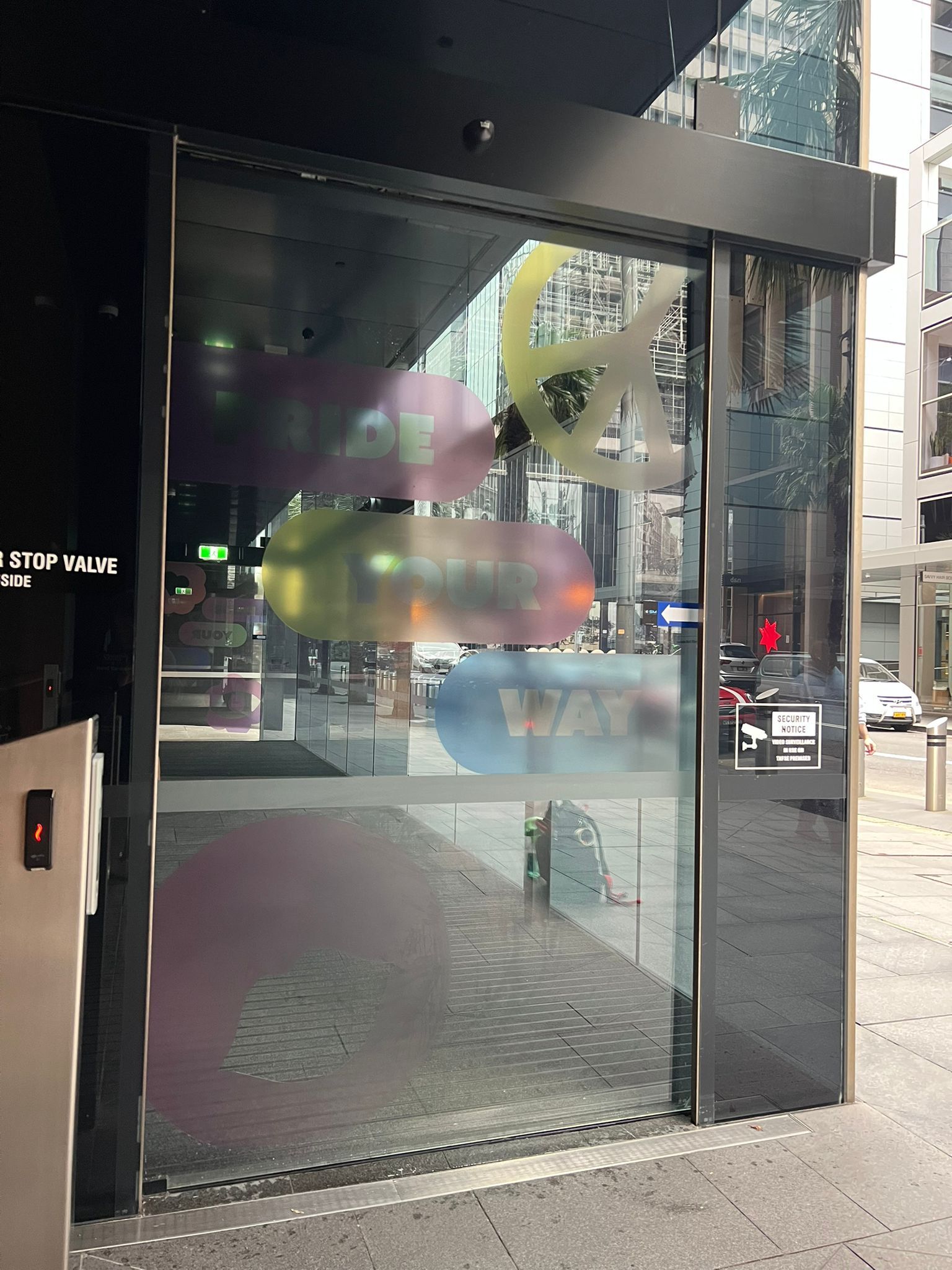 Vinyl graphics for Australian square