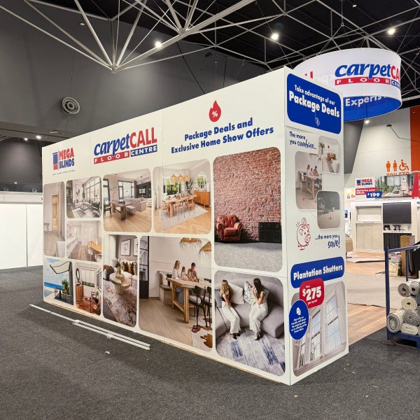 Bringing the Carpet Call & Mega Blinds Stand to Life at the Perth Home Show