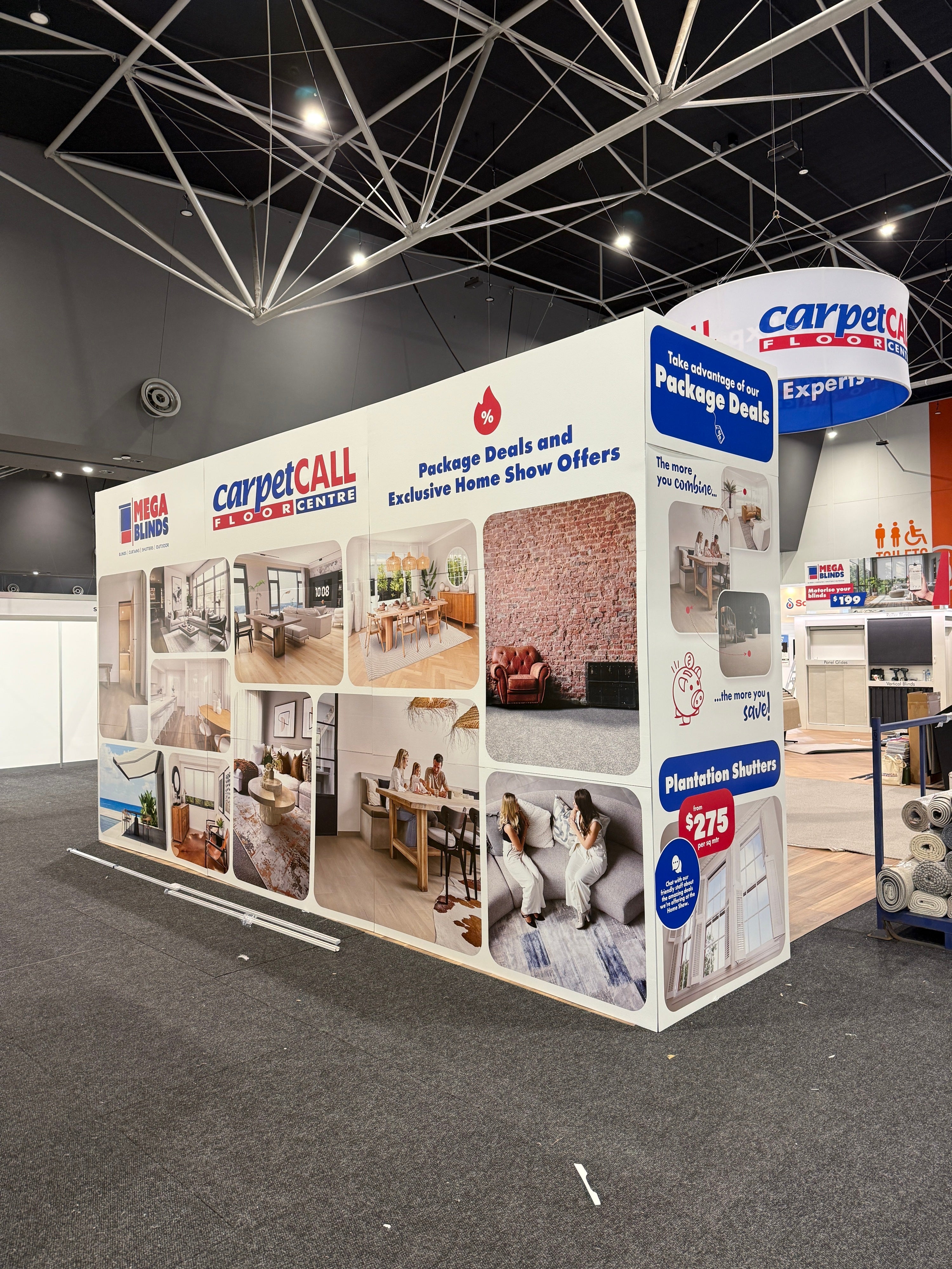 Bringing the Carpet Call & Mega Blinds Stand to Life at the Perth Home Show