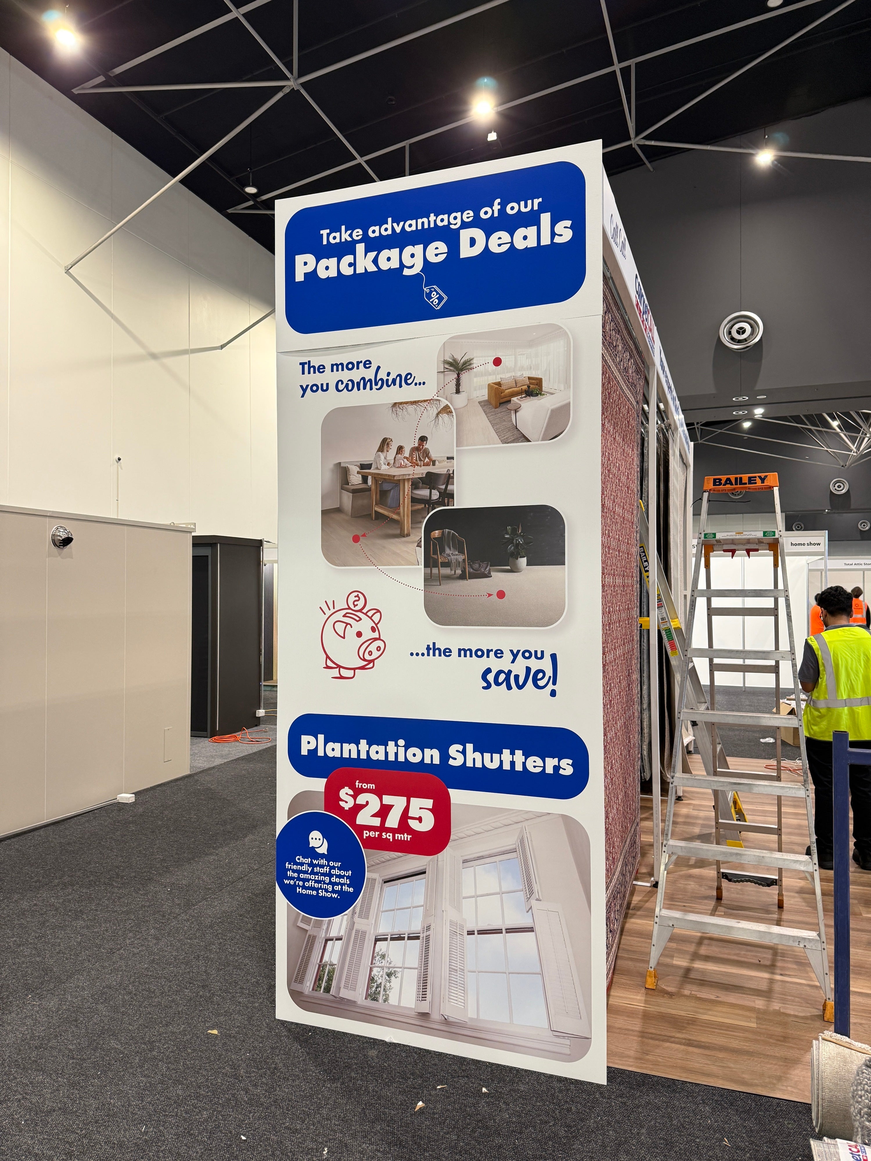 Bringing the Carpet Call & Mega Blinds Stand to Life at the Perth Home Show