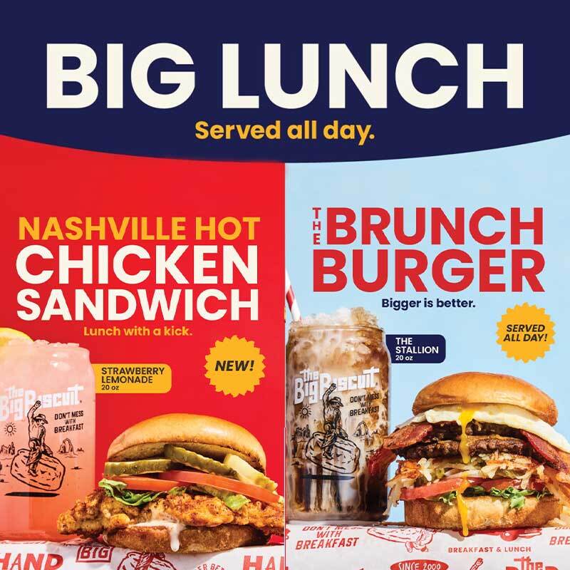 Lunch Breaks Get Big: The Big Biscuit's Flavor Assault Lunch Breaks Get Big: The Big Biscuit's Flavor Assault