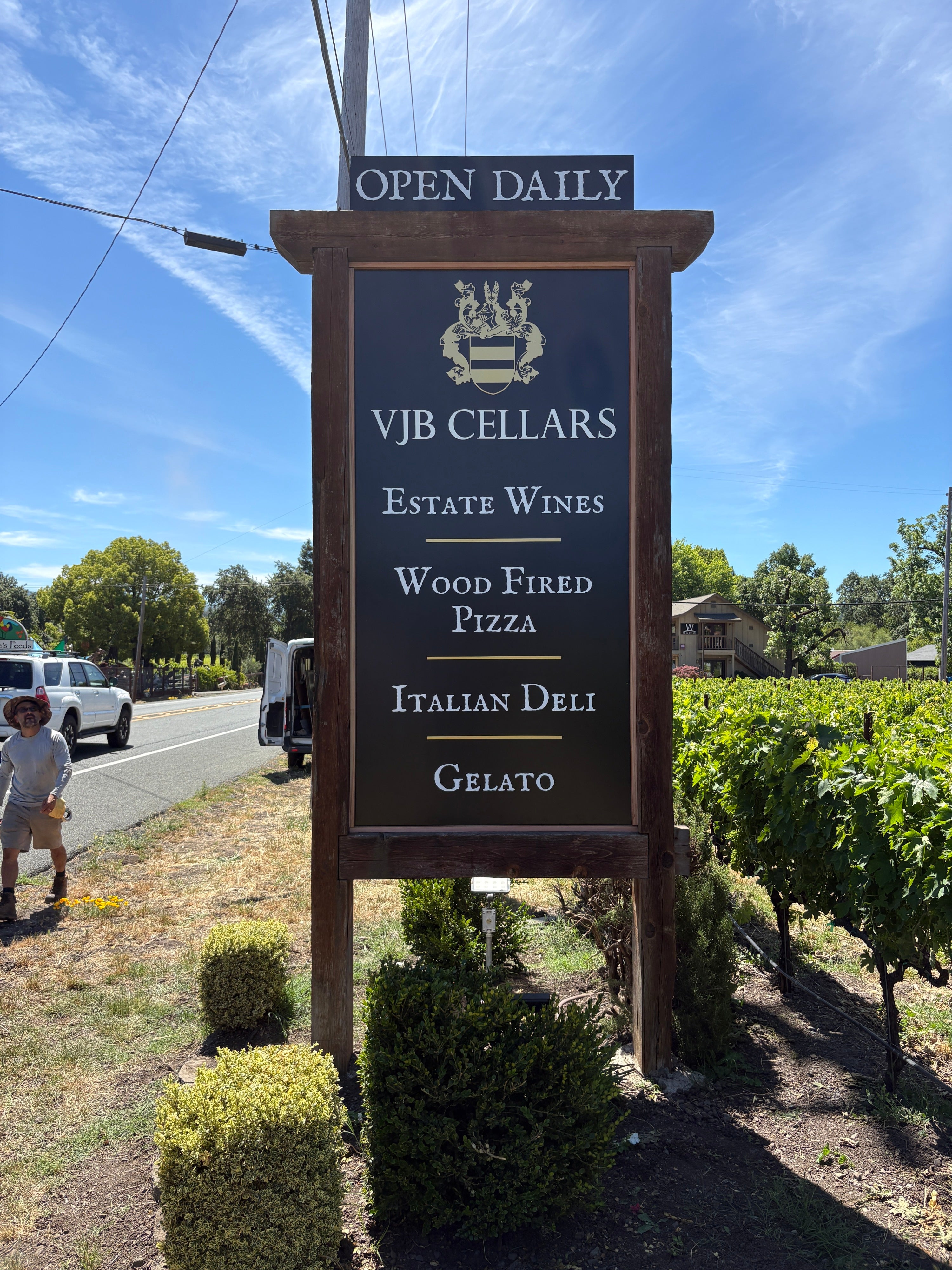Preserving Tradition While Improving Visibility: A Monument Sign Transformation for VJB Cellars