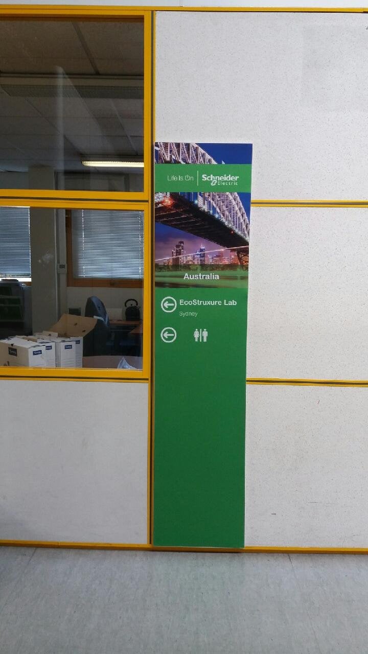 SIGNALETIQUE INTERIEURE SCHNEIDER ELECTRIC