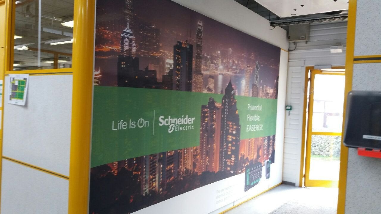 SIGNALETIQUE INTERIEURE SCHNEIDER ELECTRIC