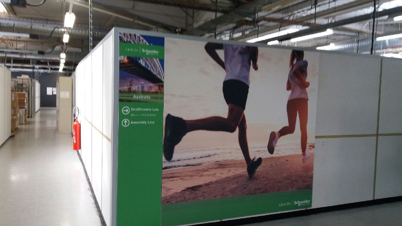 SIGNALETIQUE INTERIEURE SCHNEIDER ELECTRIC