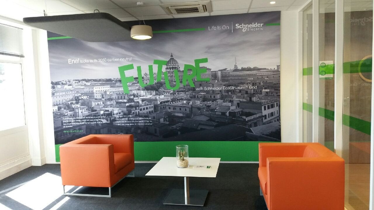 SIGNALETIQUE INTERIEURE SCHNEIDER ELECTRIC