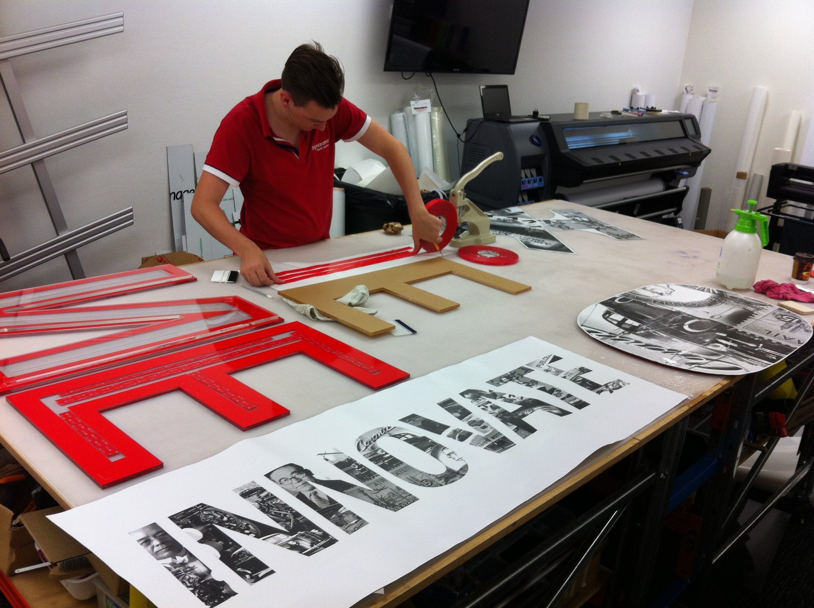 Innovate - Wallgraphics / 3D Lettering
