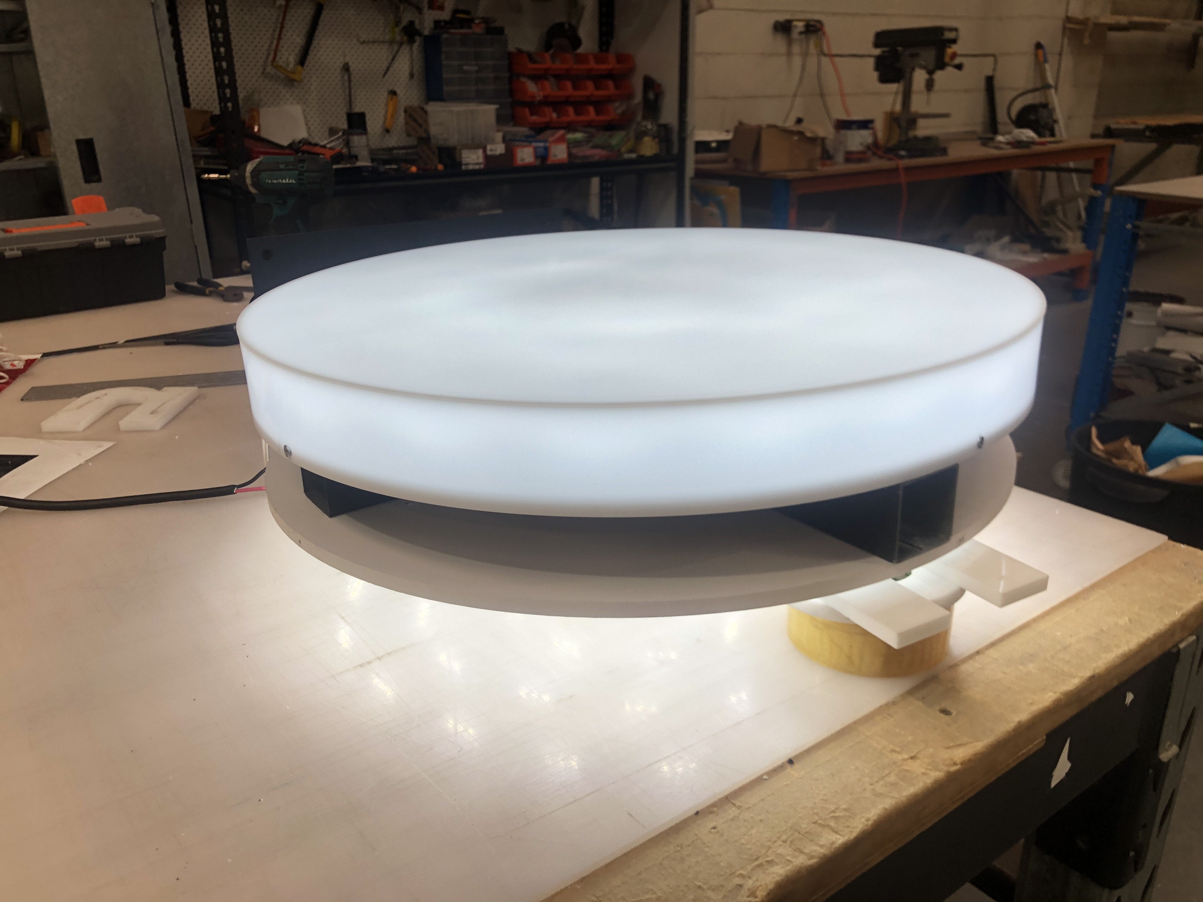 Lollipop LED Sign