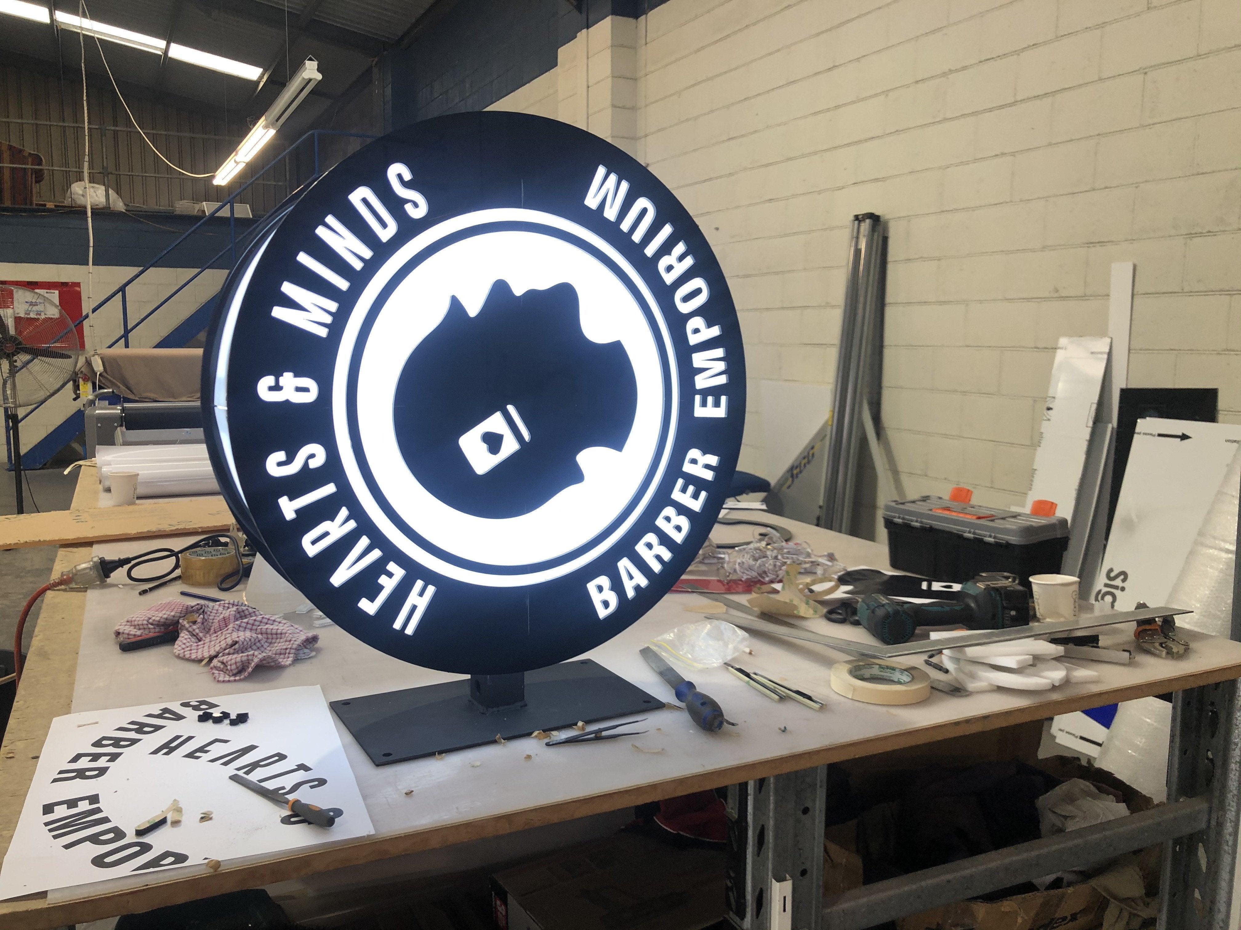 Lollipop LED Sign