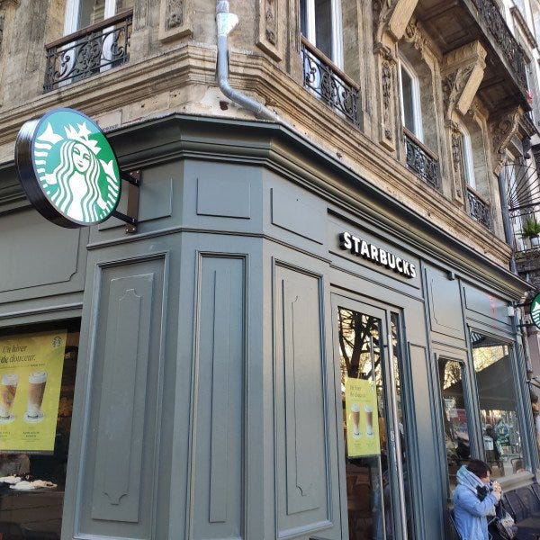 Starbucks, Enseigne, Lumineux, Lumineuse, Signarama Bordeaux Sud