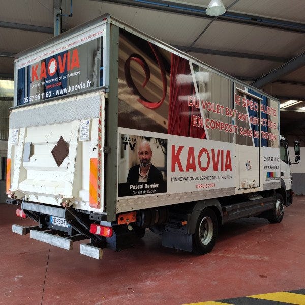 Flocage camion - KAOVIA - Signarama Bordeaux Sud