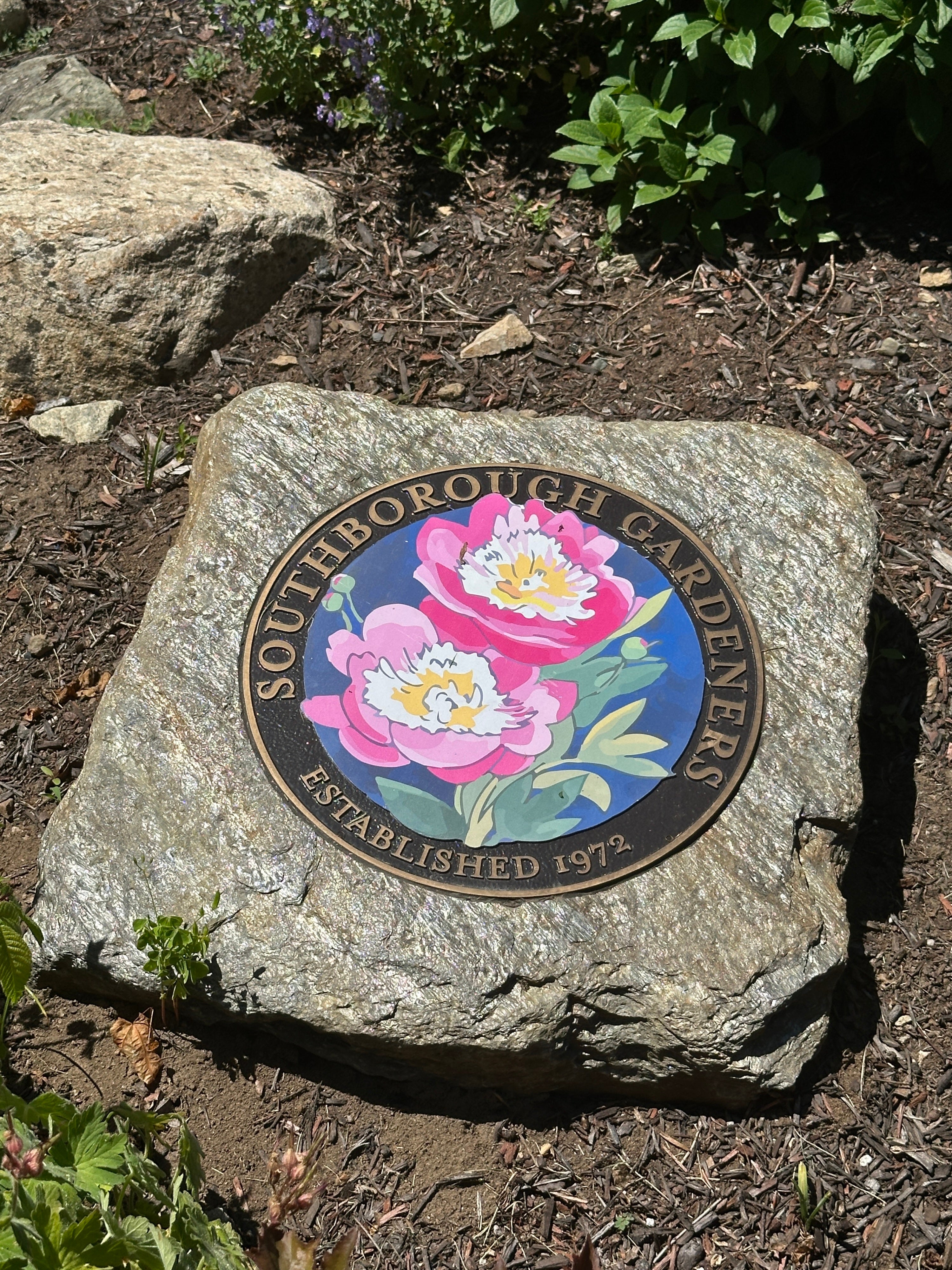 Cast Metal Plaque - Southborough Gardeners (Southborough, MA)