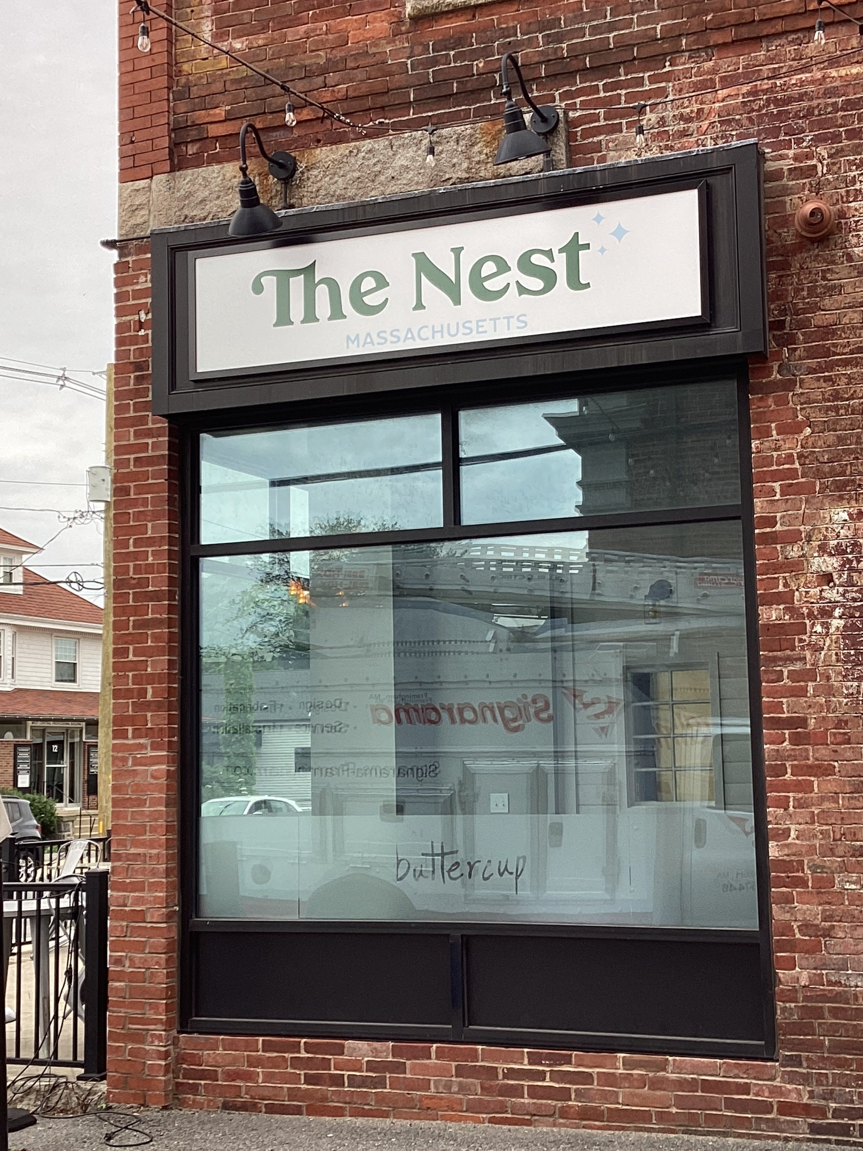 Aluminum Belt Sign - The Nest Massachusetts (Natick, MA)