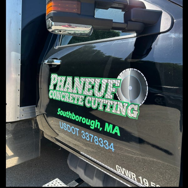 Vehicle Fleet Graphics - Phaneuf Concrete Cutting (Southborough, MA)