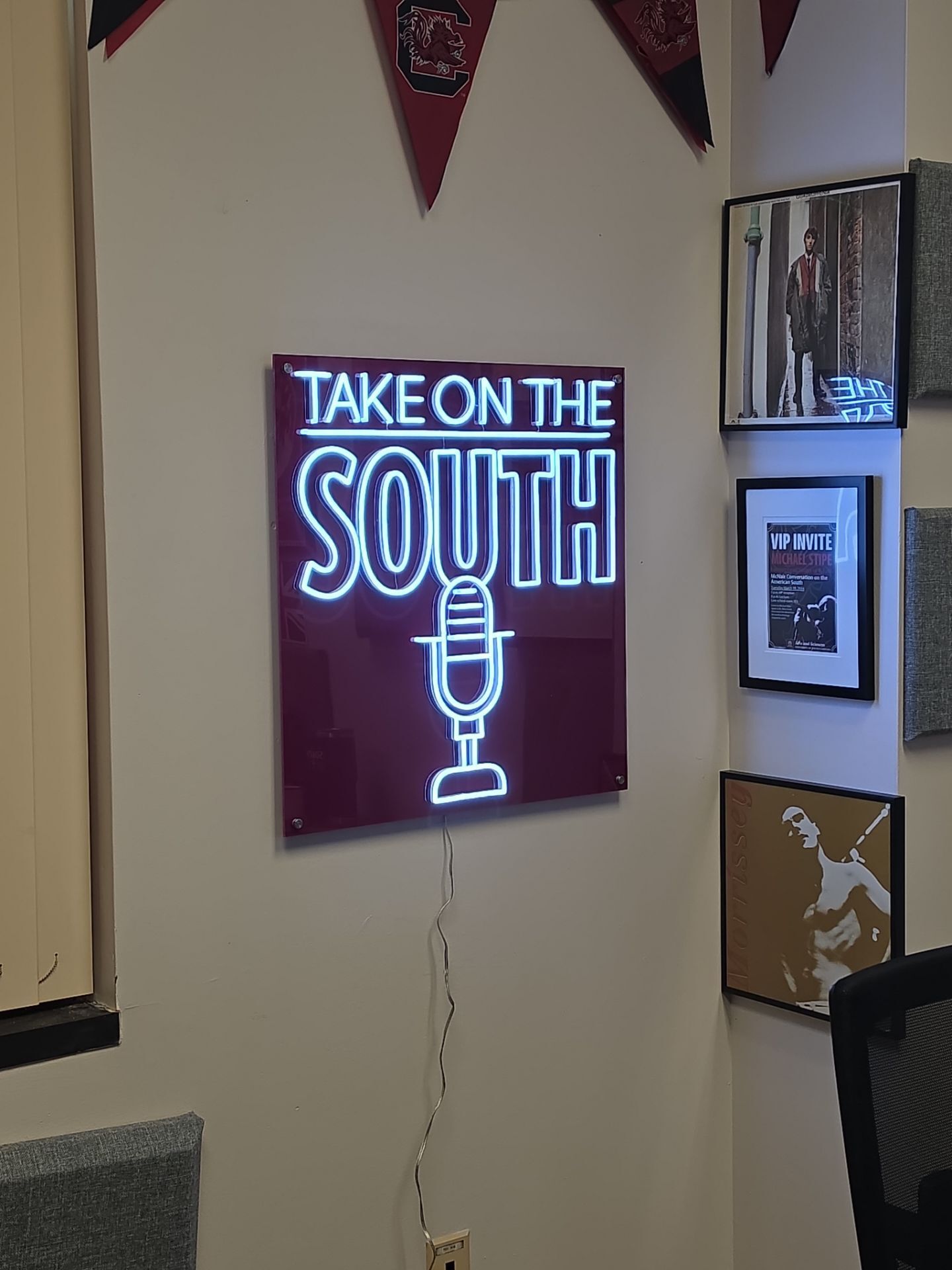 Bringing the Take on the South Podcast Studio to Life with Custom Signage