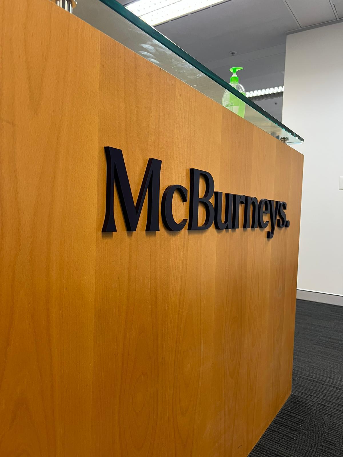 McBurney's Acrylic Letters