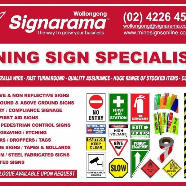 Mining / Safety Signs