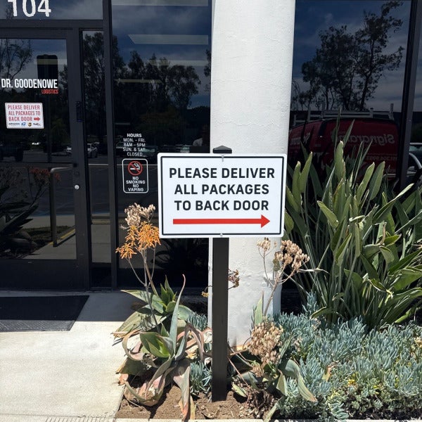 Post & Panel Directional Signage for Dr. Goodenowe  | Signarama Temecula