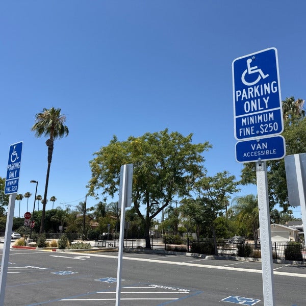 Parking Lot Accessibility Signage for Riverside County Transportation Commission | Signarama Temecula