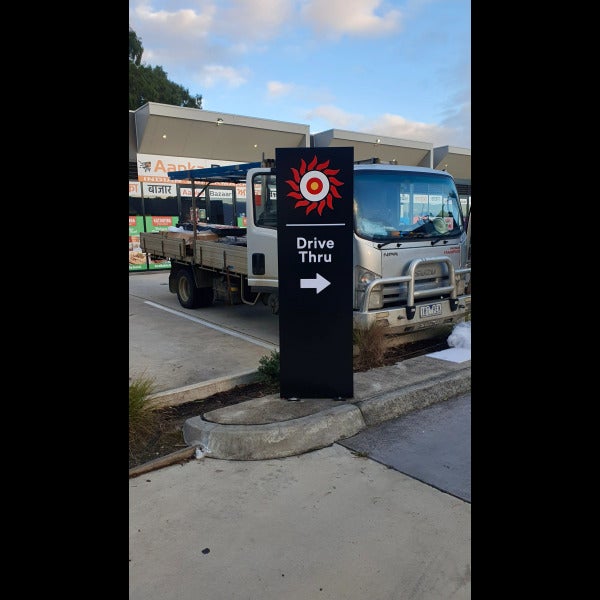 Oporto Drive Thru Sign - South Morang VIC.