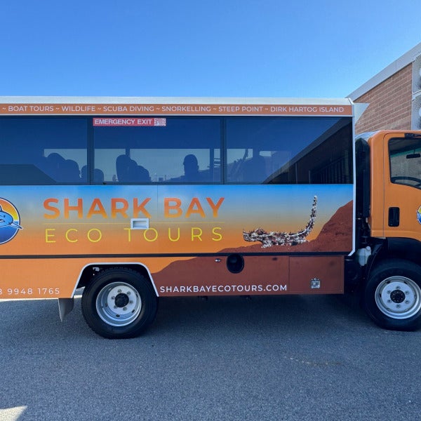 Vehicle Wrap Brings Shark Bay ECO Tours' Adventure to Life
