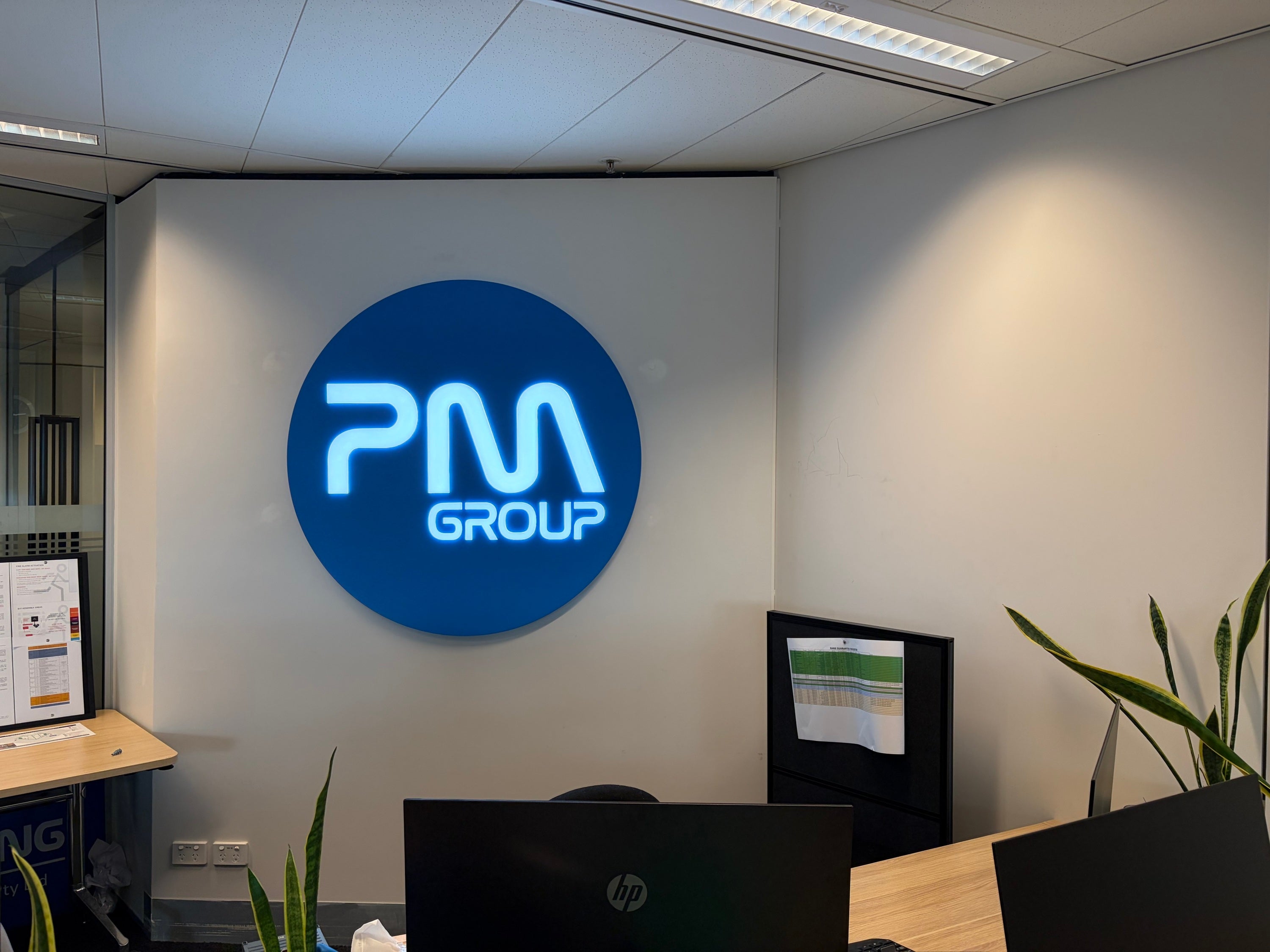 Two Reception Areas, Two Big Wow Moments: Our Latest Illuminated Sign Installs