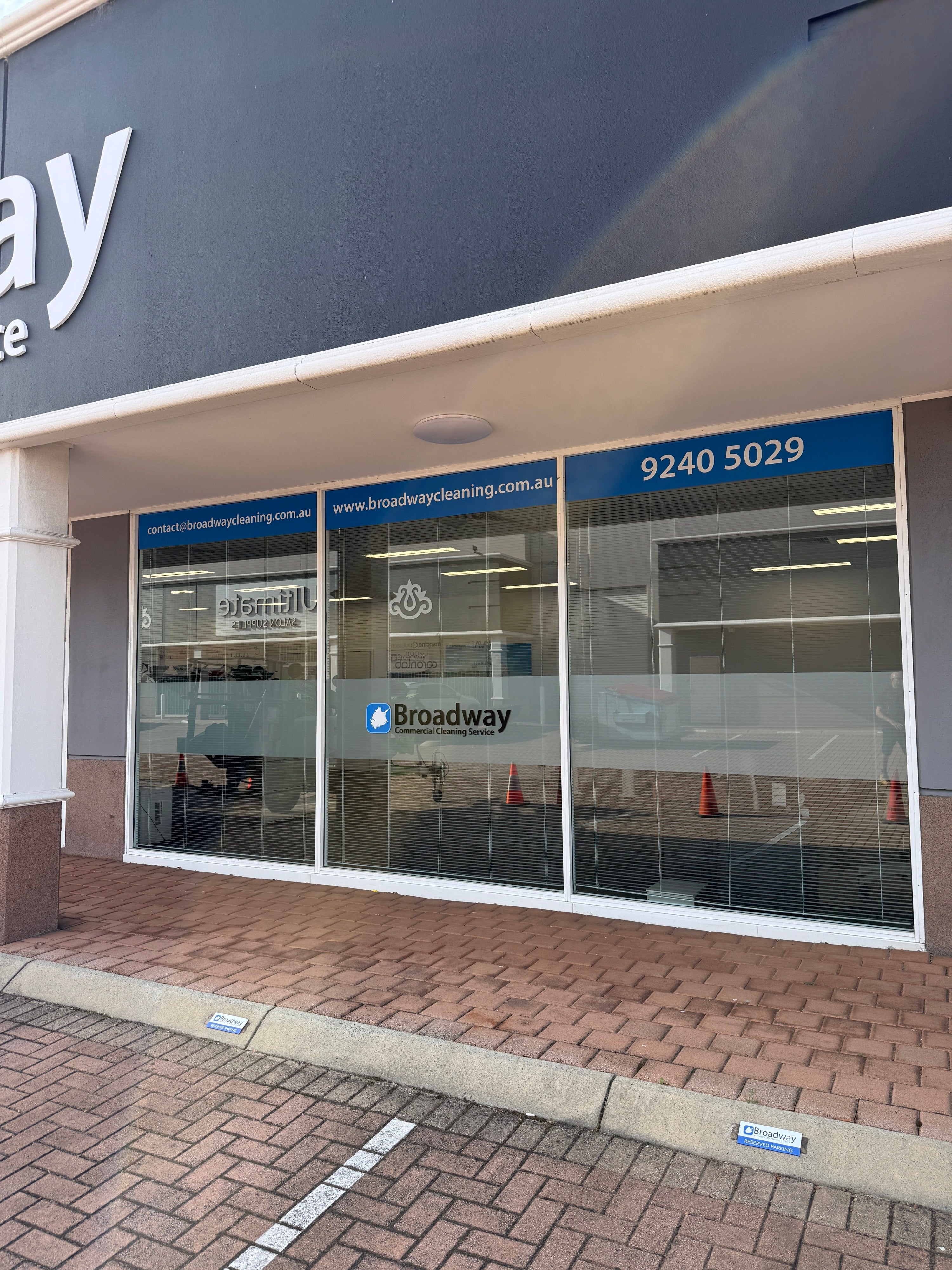 New Look, New Energy: Transforming Broadway Commercial Cleaning Service's Storefront
