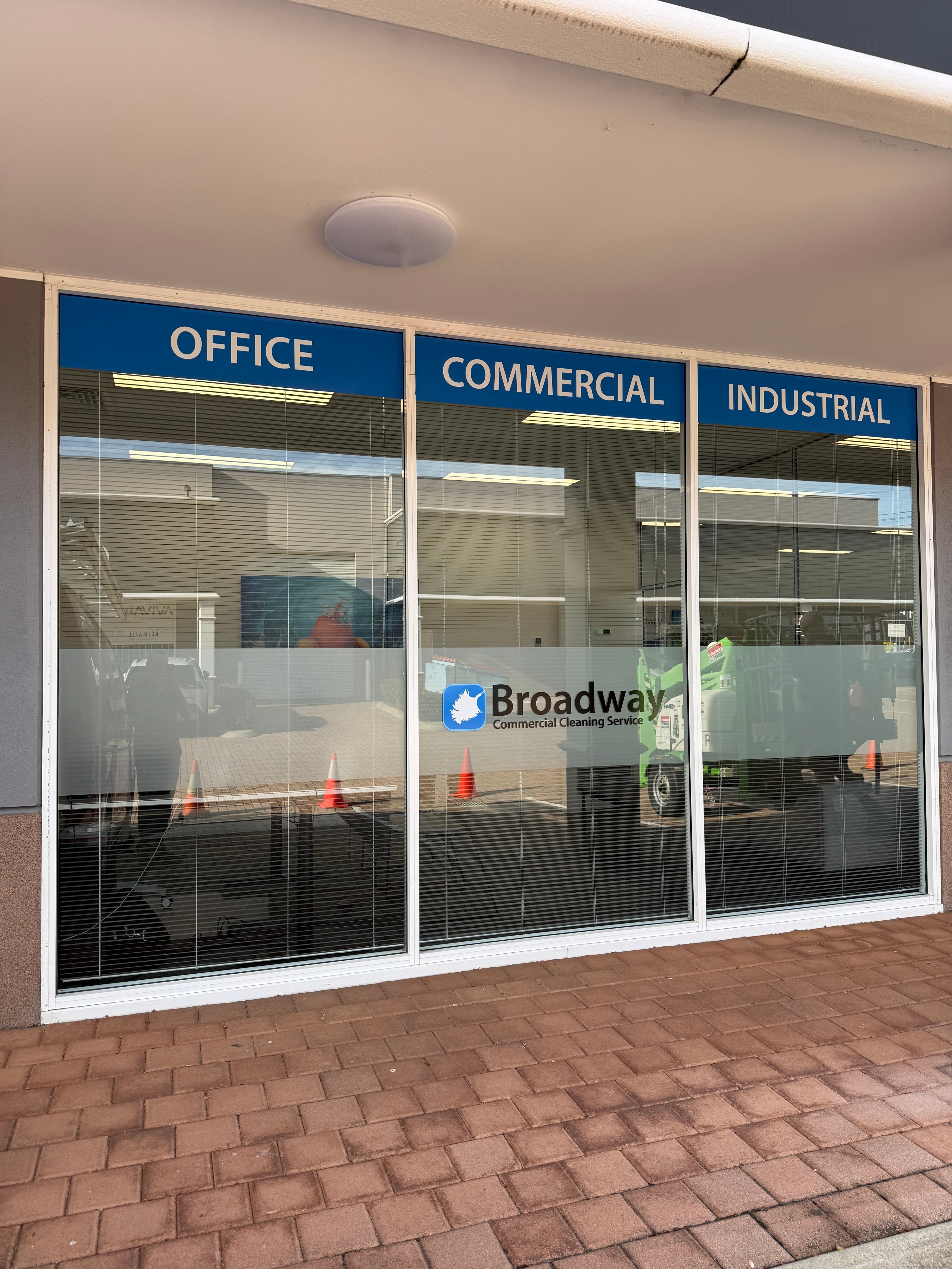 New Look, New Energy: Transforming Broadway Commercial Cleaning Service's Storefront