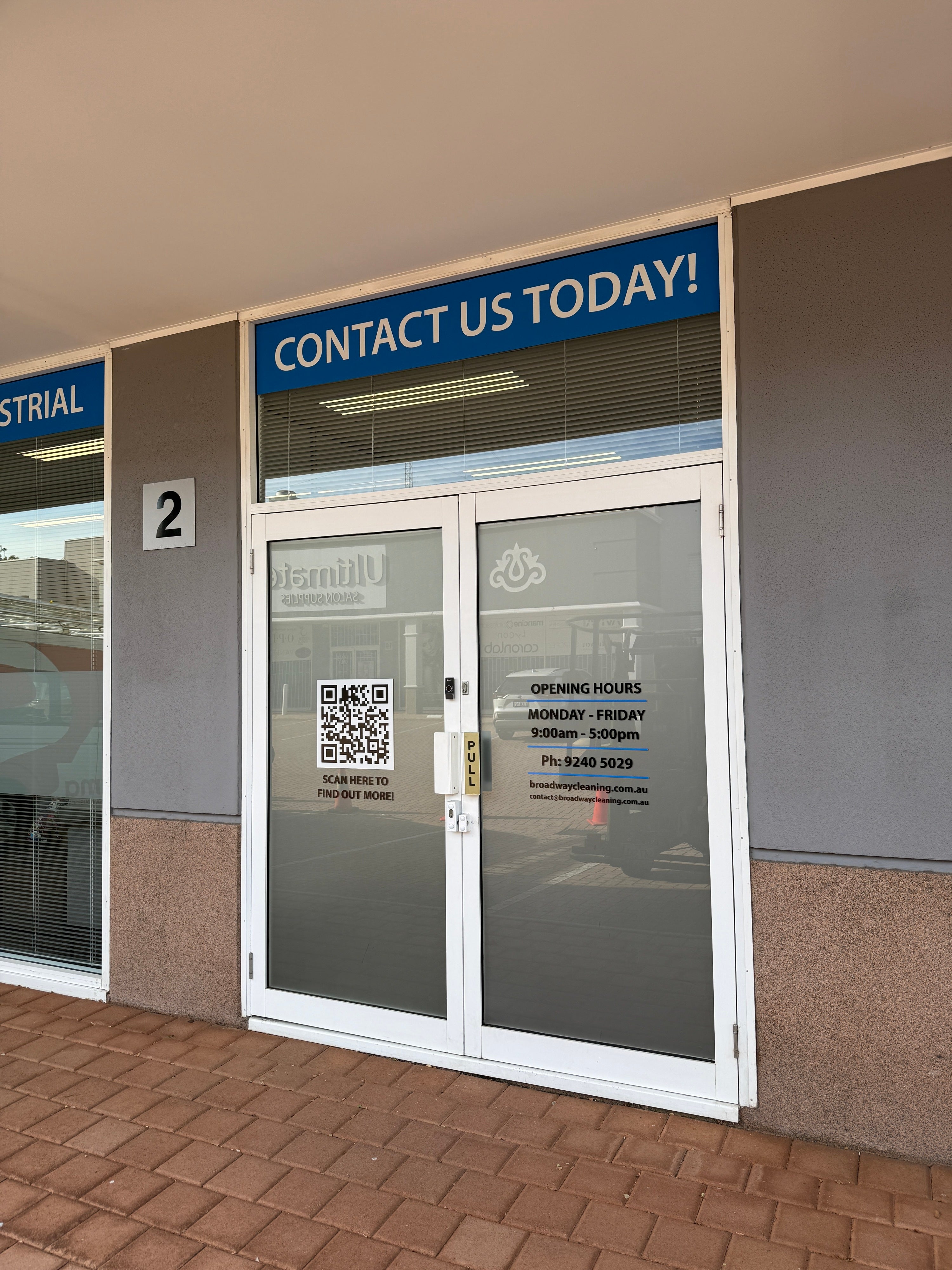 New Look, New Energy: Transforming Broadway Commercial Cleaning Service's Storefront
