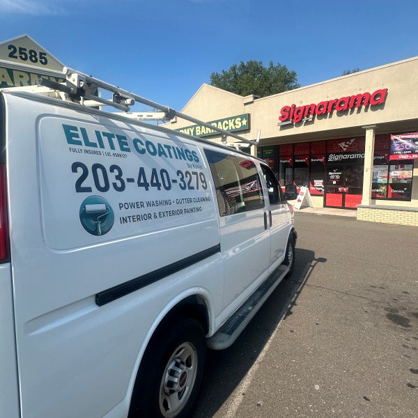 Custom Van Graphics for Elite Coatings by Kevin in Connecticut