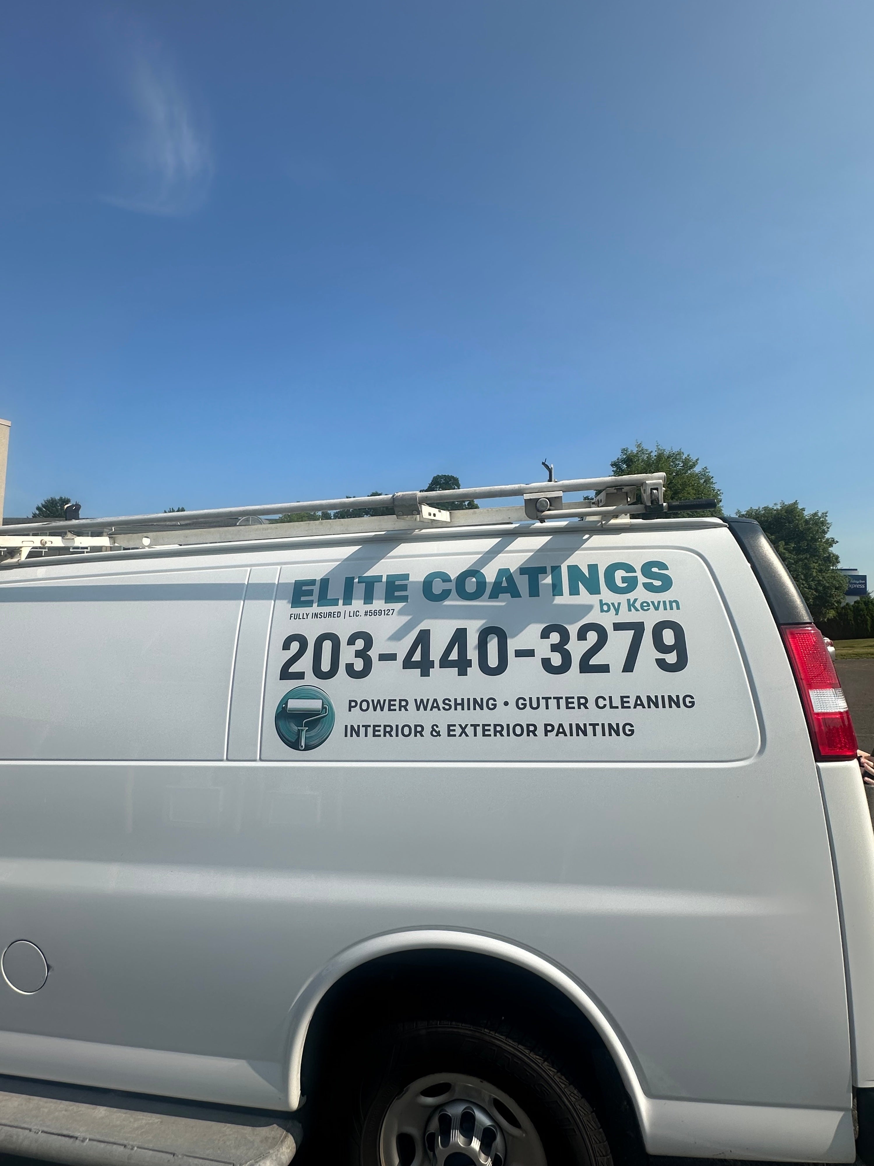 Custom Van Graphics for Elite Coatings by Kevin in Connecticut