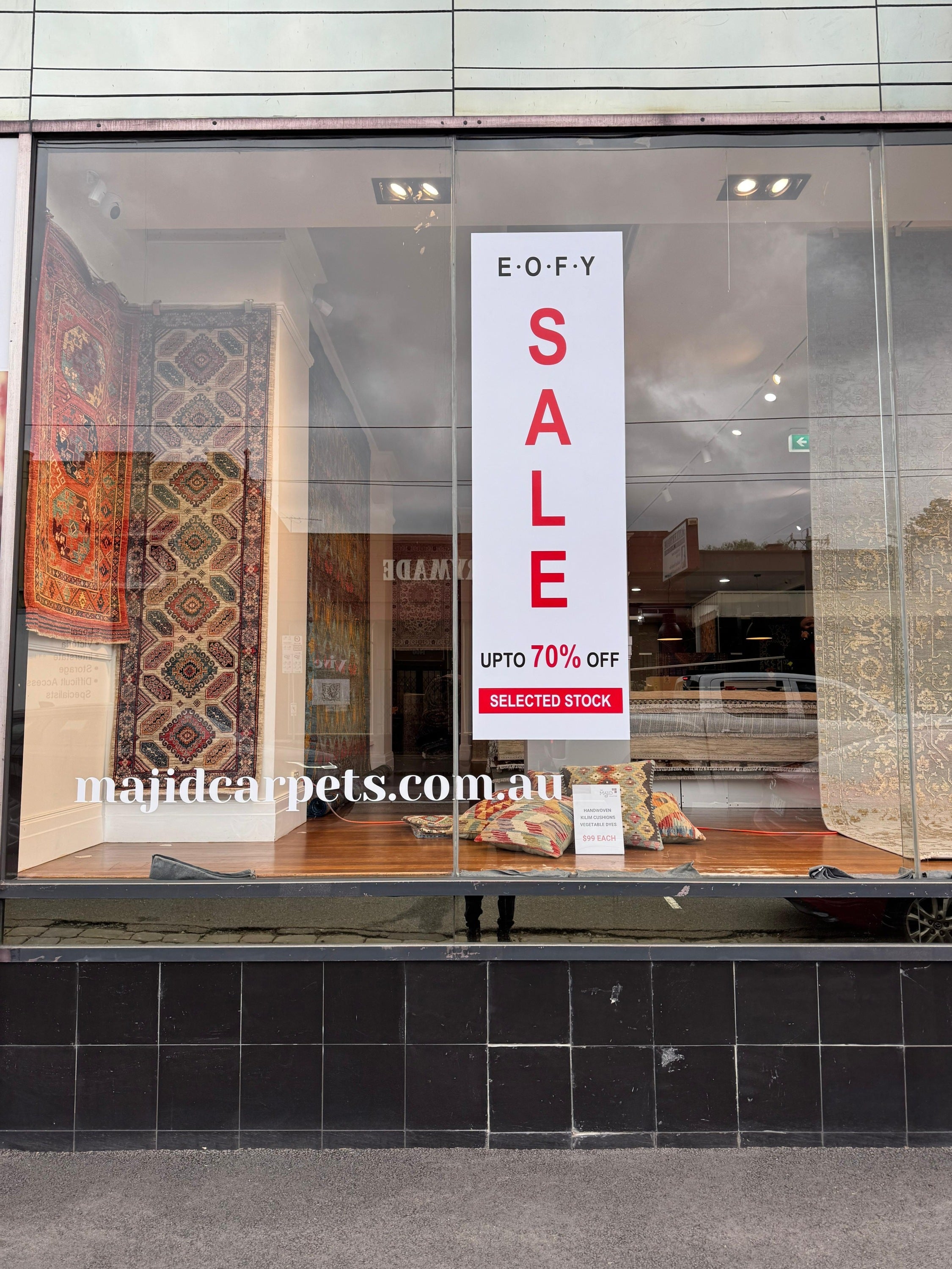 Custom Sale Signage Installed