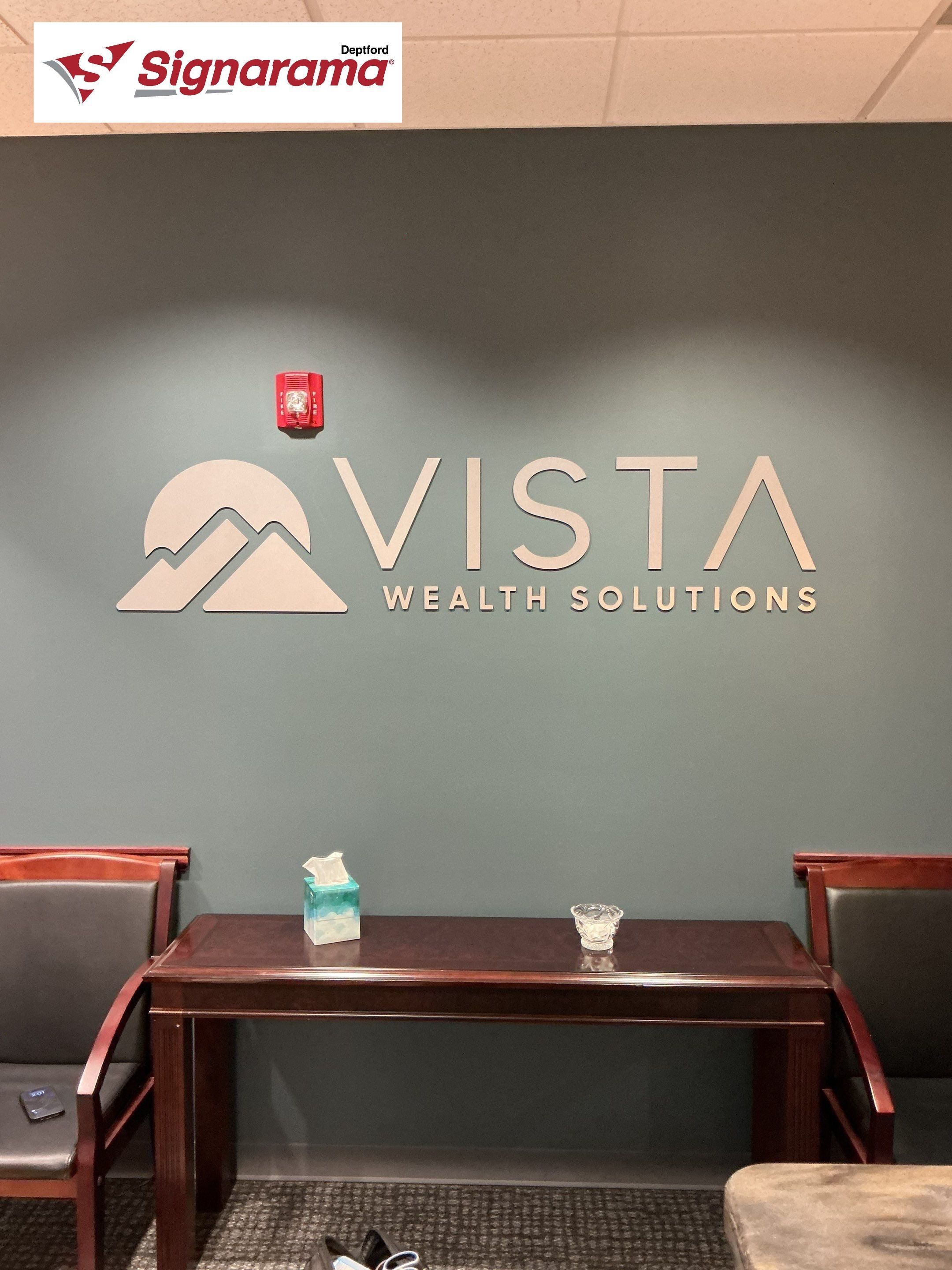 Custom Interior Lobby Sign in Marlton