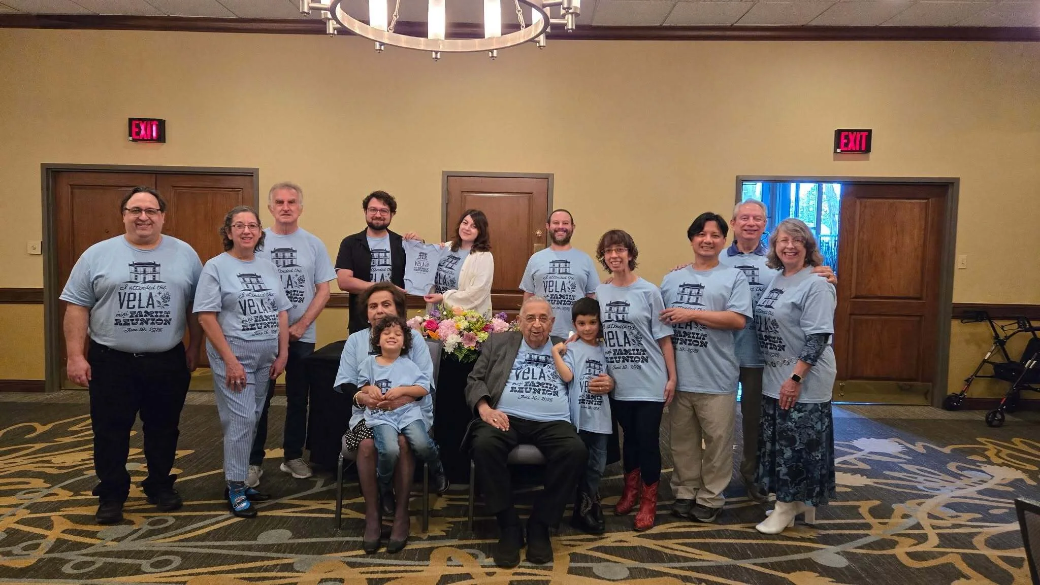 There’s nothing better than seeing a family come together and proudly wear something created just for them! ️