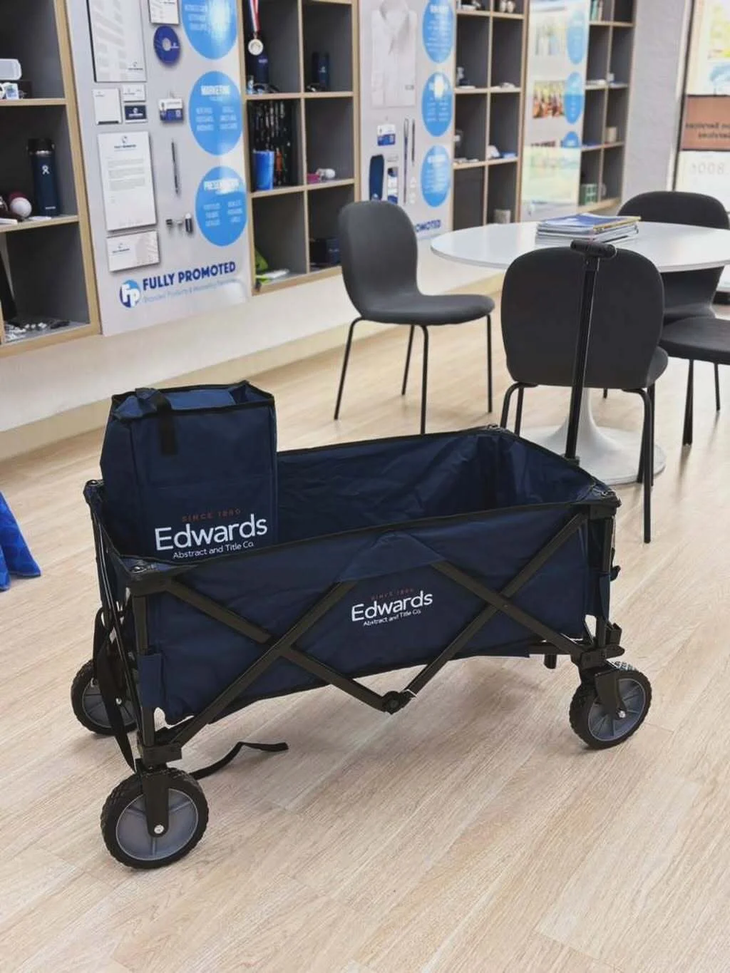 A custom-branded utility wagon is more than just a job site essential