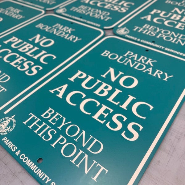 City Of Bellevue Park Boundary & Safety Signs – Custom Parks And Recreation Signage - Signarama