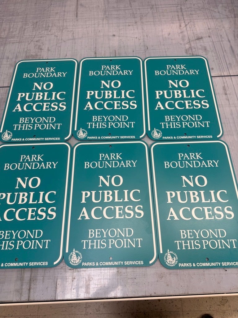 City Of Bellevue Park Boundary & Safety Signs – Custom Parks And Recreation Signage - Signarama