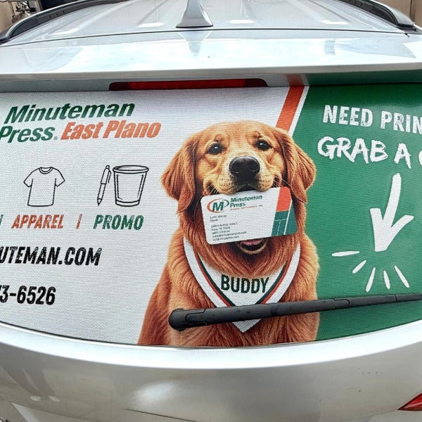 Turning Heads with Perforated Vehicle Window Vinyl Graphics | Signarama Plano