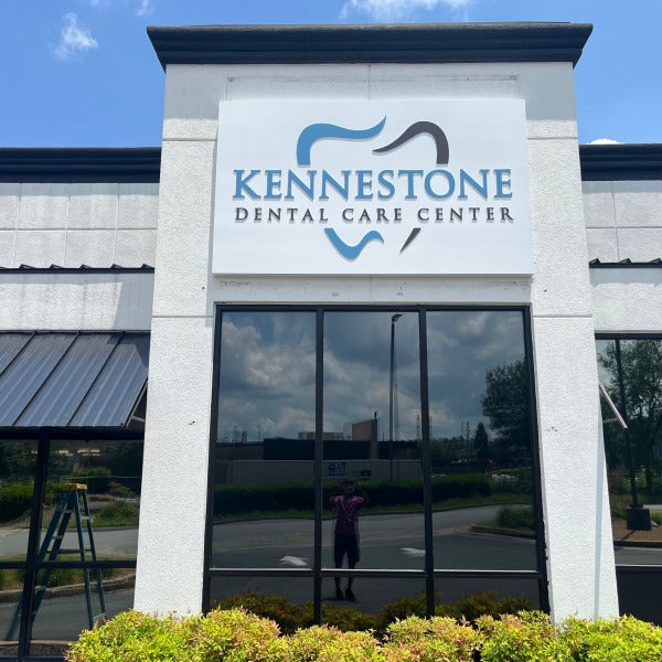 Custom Building Sign and Monument Sign for Kennestone Dental Care