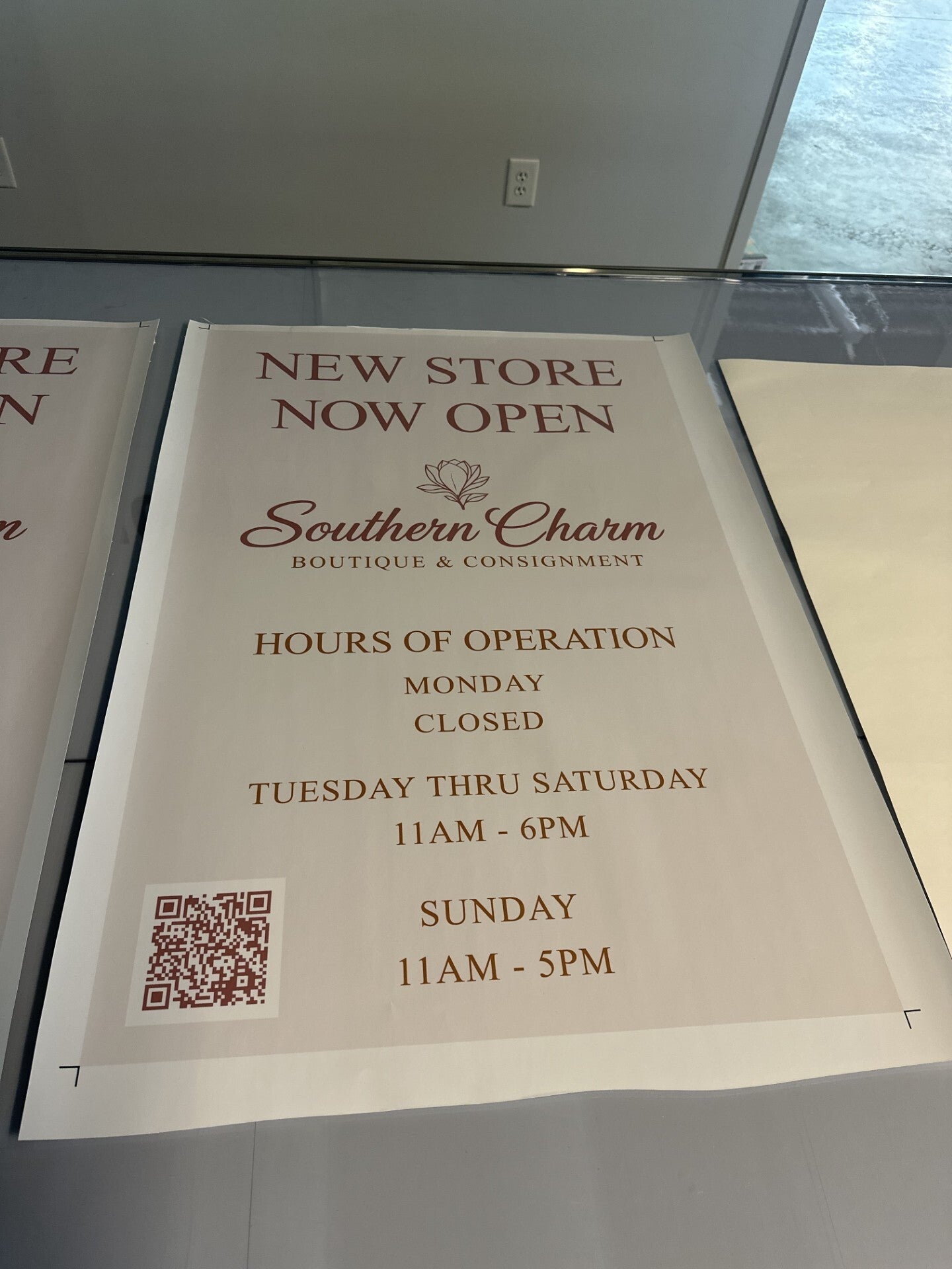 Custom Signs for new retail store opening