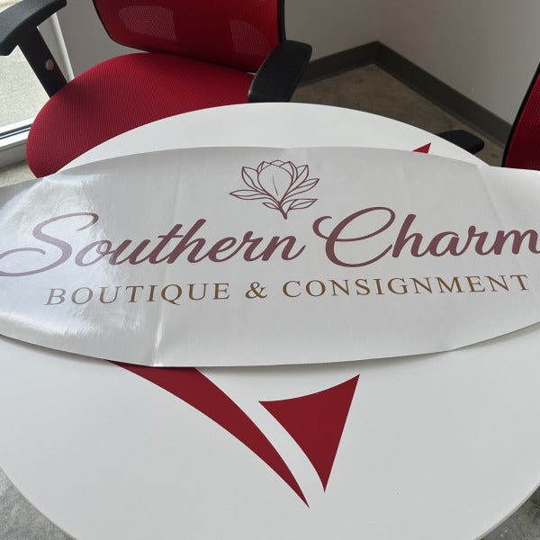 Custom Signs for new retail store opening