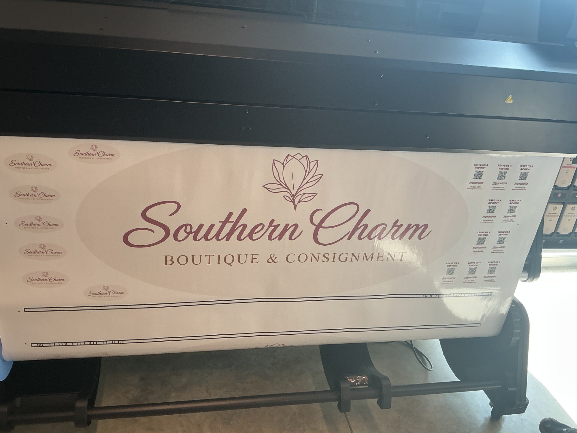 Custom Signs for new retail store opening