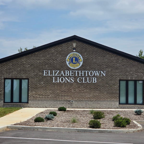 Elizabethtown Lions Club Welcomes a New Home with Custom Dimensional Lettering