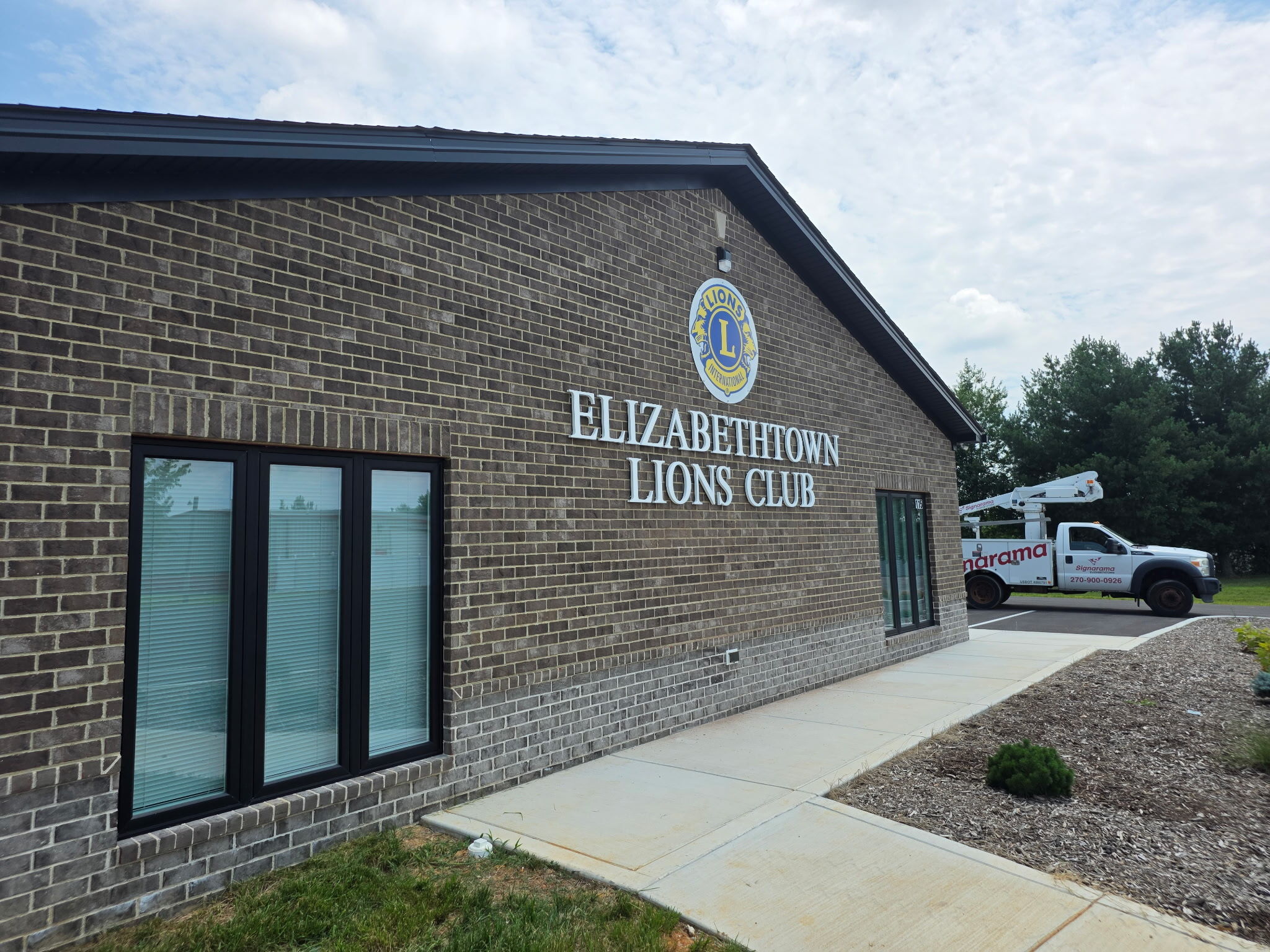Elizabethtown Lions Club Welcomes a New Home with Custom Dimensional Lettering