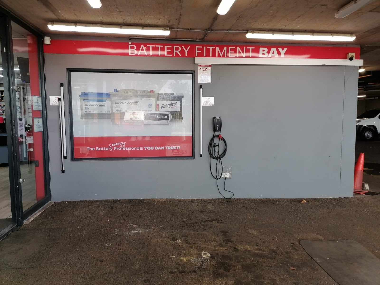 Battery Power Zone - Hillcrest new signage