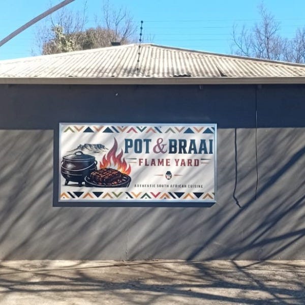 Pot & Braai - Chromadek on frame