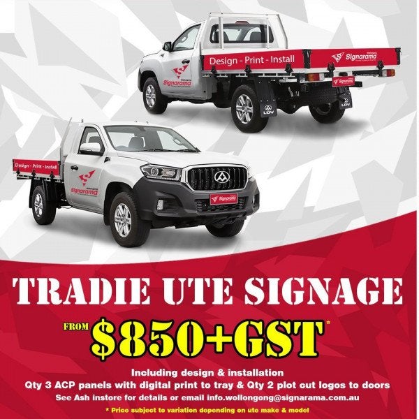 Ute Signage