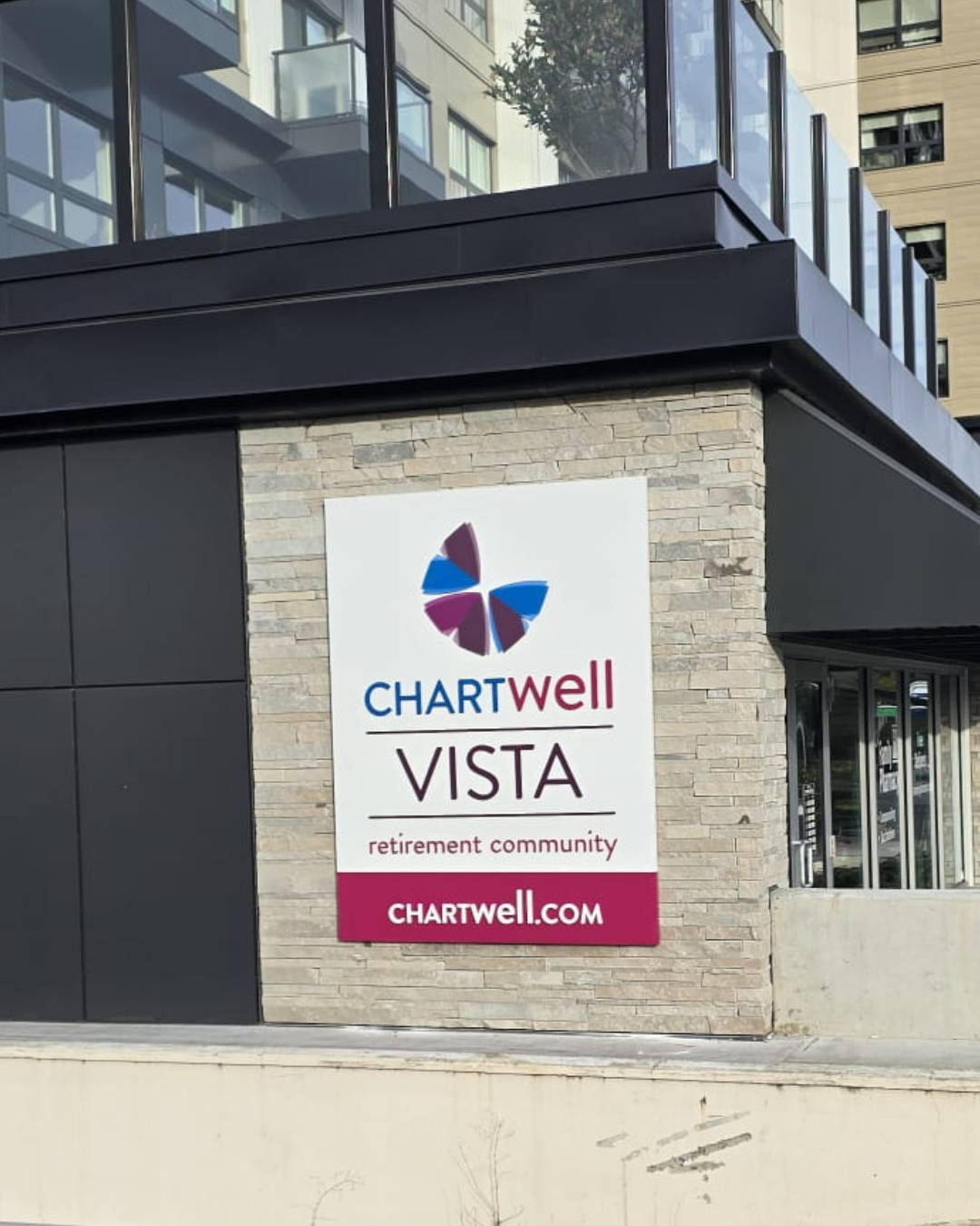 Exterior Sign - Chartwell Vista  - Victoria, BC