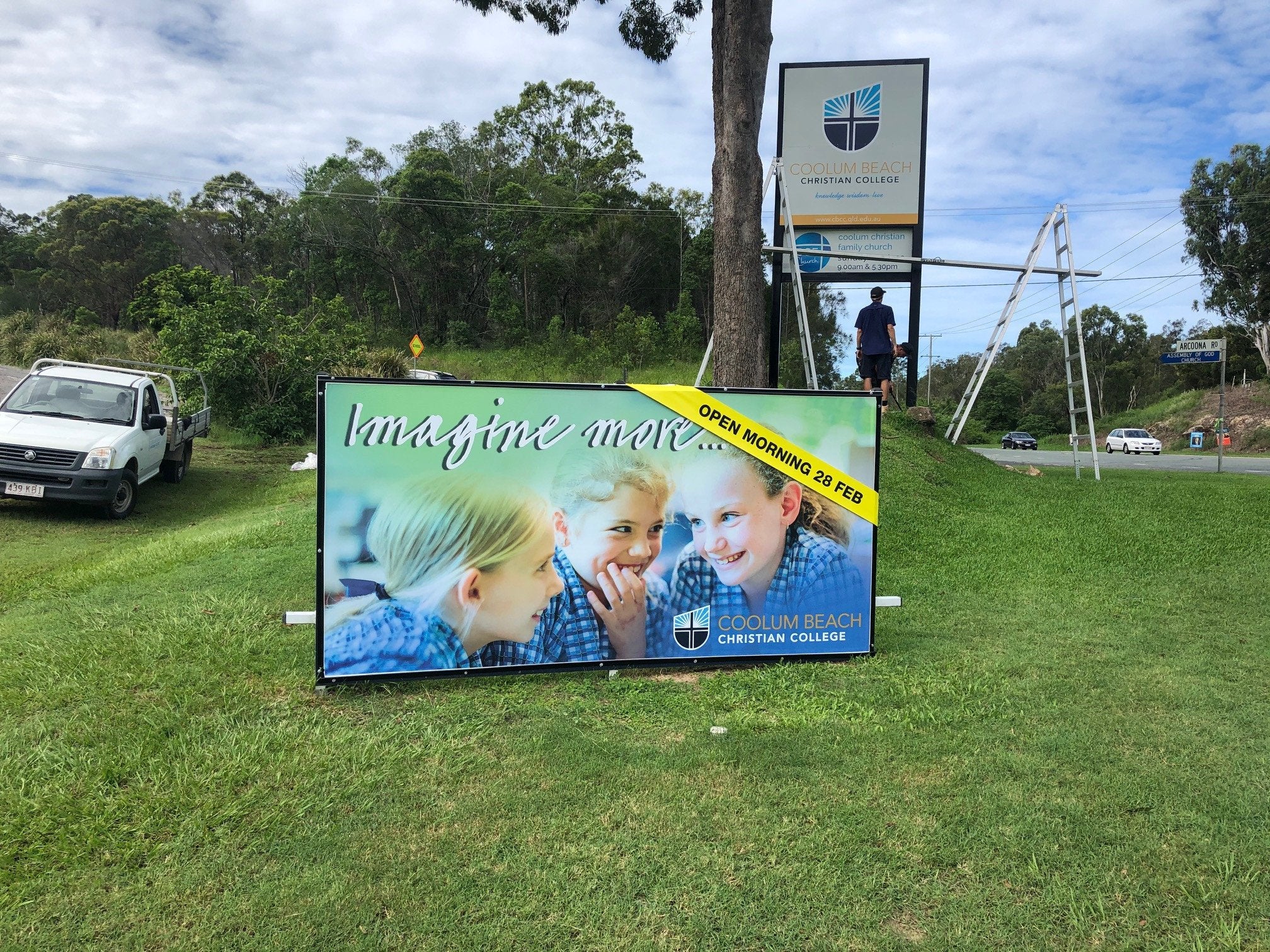 Coolum Beach Christian College - Open Day Banners